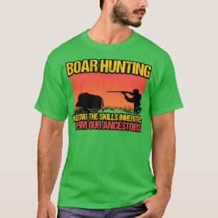 Camiseta Caza De Boares Manteniendo Las Habilidades