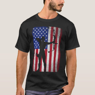 Camiseta Caza de Bowery de tiro con arco de bandera estadou