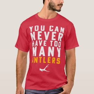 Camiseta Caza de Cabaña Cabaña de Cuerno de Ciervo Nunca Pu