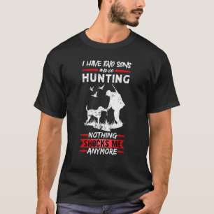 Camiseta Caza De Caza De Cebollos Tengo Dos Hijos Y Voy A C