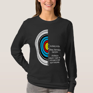 Camiseta Caza de caza en el Chiste de tiro con arco de Bow