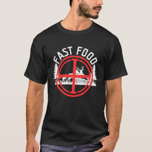 Camiseta Caza de cazadores Forestales de comida rápida cace