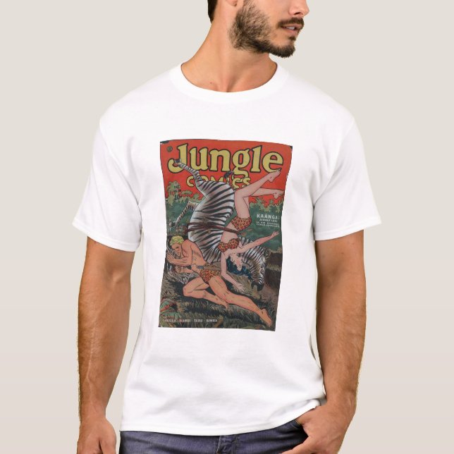 Camiseta Caza de cebra - Jungla - Rey (Anverso)