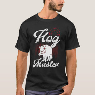 Camiseta Caza de cerdos Maestro de cerdos Cazador de jabalí