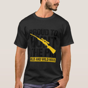 Camiseta Caza De Cerdos Para Exterminador De Hog Y Boar Hu