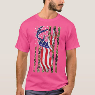 Camiseta Caza De Cerebros 4 De Julio Bandera Estadounidense