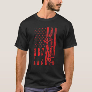 Camiseta Caza De Cerebros Patriótica De Ee. Uu. Elk Bow Hun