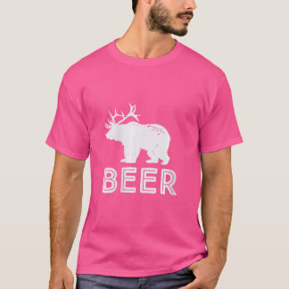 Camiseta Caza de cerveza de oso para mujeres