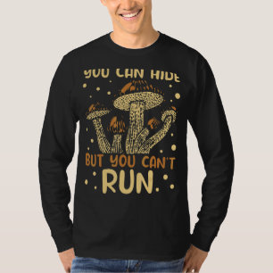 Camiseta Caza de champiñones que puedes ocultar pero no pue