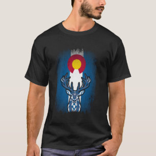 Camiseta Caza de ciervos alces de mula de Colorado para caz
