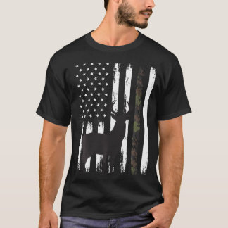 Camiseta Caza de ciervos blancos regalos de caza Buck Camo