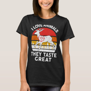 Camiseta Caza de ciervos-camiseta divertida de amor Animale