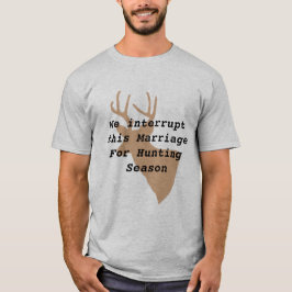 Camiseta Caza de ciervos cómicos