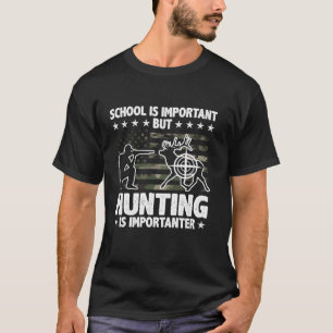 Camiseta Caza de ciervos de caza patriótico Hunter Long Sl