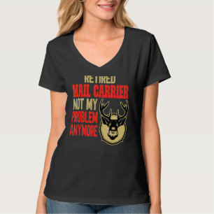 Camiseta Caza de ciervos de portador de correo retirado