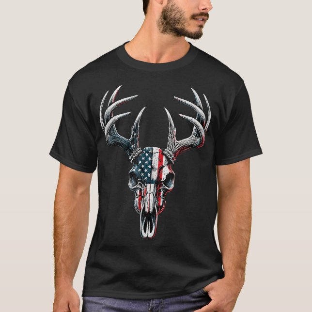 Camiseta Caza de ciervos Whitetail (Anverso)