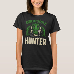 Camiseta Caza de cocodrilos Vida Silvestre Lizard Alligator