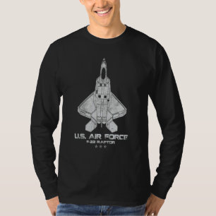Camiseta Caza de combate F 22 Raptor F22 Aviación militar P