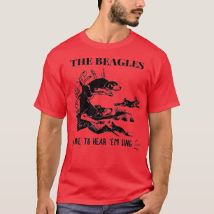 Camiseta Caza de conejo a los beagles les les encanta escuc