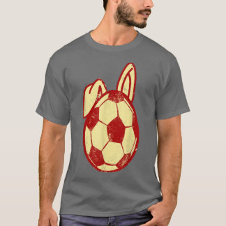 Camiseta Caza de conejo de fútbol aburrido jugador de fútbo