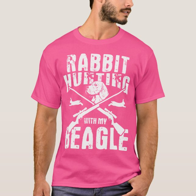 Camiseta Caza de conejos Perro Beagle Hunter Perro Caza Bea (Anverso)