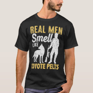 Camiseta Caza de Coyote Caza Caza de Coyote Hombres Huelen 