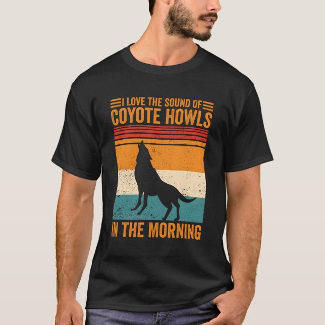 Camiseta Caza De Coyote Cazador De Coyote Yote El Sonido De (Anverso)