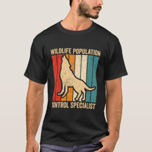 Camiseta Caza de Coyotes Cazador de Coyotes Población de Vi