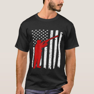 Camiseta Caza de cruces de ciervo de caza de ballenas blanc