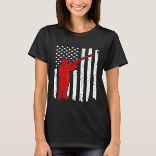 Camiseta Caza de cruces de ciervo de caza de ballenas blanc