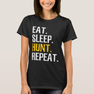 Camiseta Caza De Dormir Regalo Repetido Para El Deporte De