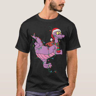 Camiseta Caza de dragón alumbra a Navidades Santa Animal