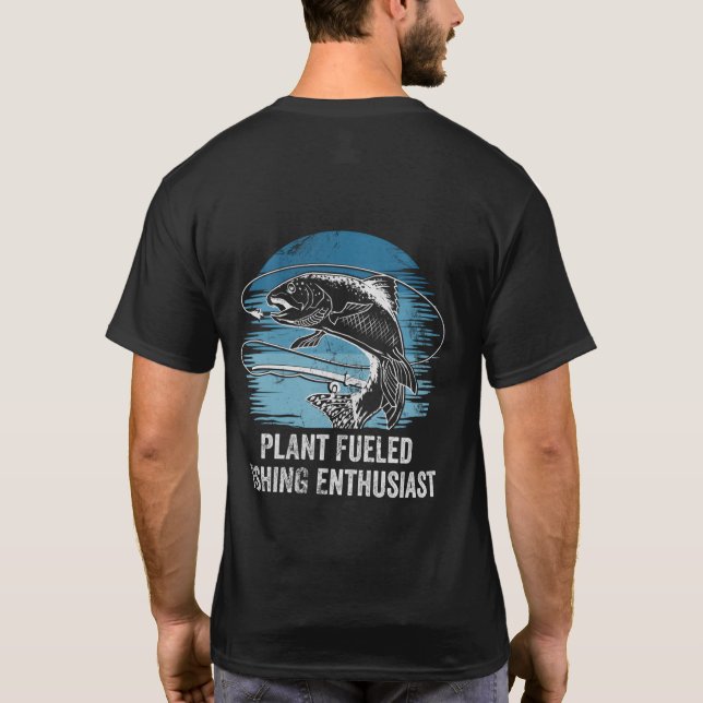 Camiseta Caza de estilo de vida alimentada por la pesca ali (Reverso)