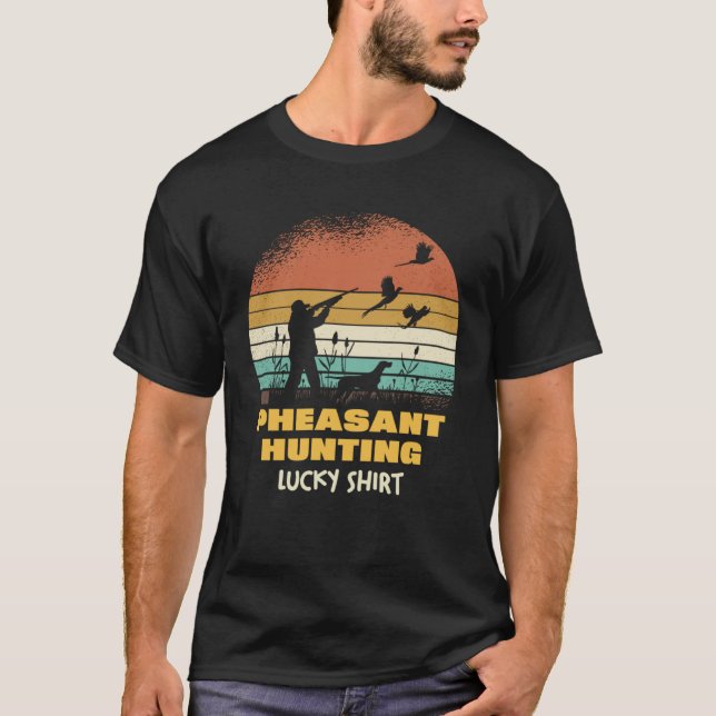 Camiseta Caza de faisán (Anverso)