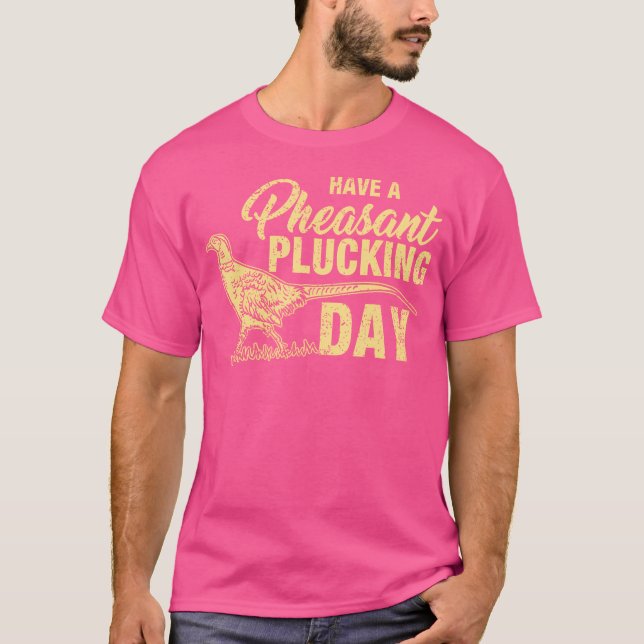Camiseta Caza de faisán divertida (Anverso)