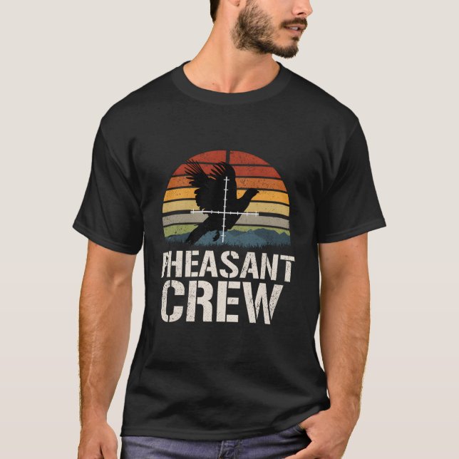 Camiseta Caza de faisanes del grupo de cazadores de faisane (Anverso)