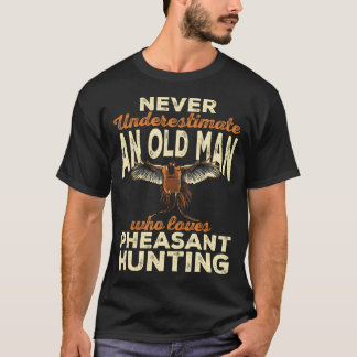 Camiseta Caza de faisanes en la cima de la caza de aves