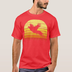 Camiseta Caza de faisanes Retro Cazador Volando Aves Dispar