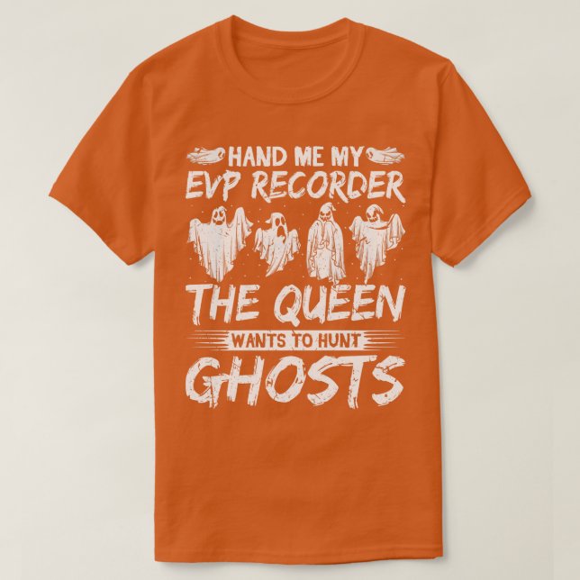 Camiseta Caza de fantasma de evp Recorder (Diseño del anverso)