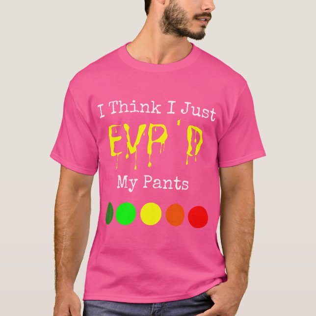 Camiseta Caza De Fantasma Evp Espíritu Paranormal Gracioso  (Anverso)