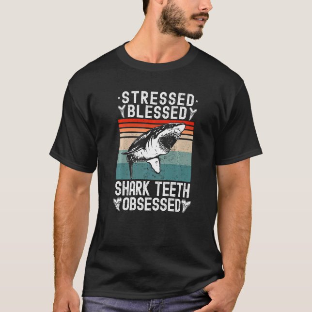 Camiseta Caza de fósiles enfatizó la bendición de los dient (Anverso)