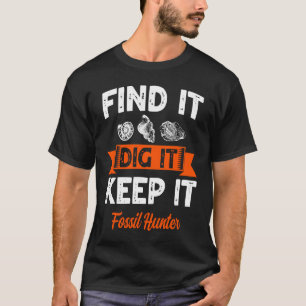 Camiseta Caza de fósiles por amor