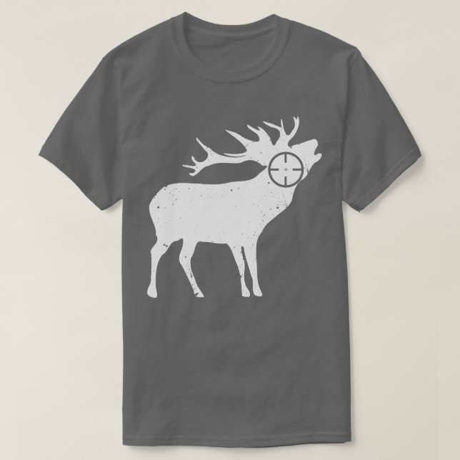 Camiseta Caza de francotiradores de la selva de ciervos (Diseño del anverso)