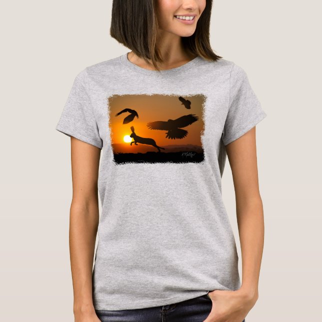 Camiseta Caza de halcones de Harris (Anverso)