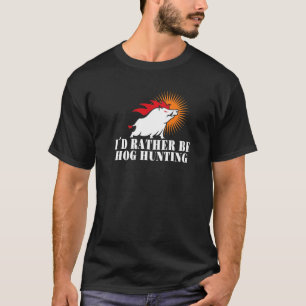 Camiseta Caza de Hog Hog Hog de Boar Hunter Boar Hunter