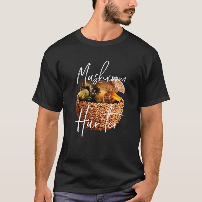 Camiseta Caza de hongos cosecha Foraging Morel Hunter Myc (Anverso)
