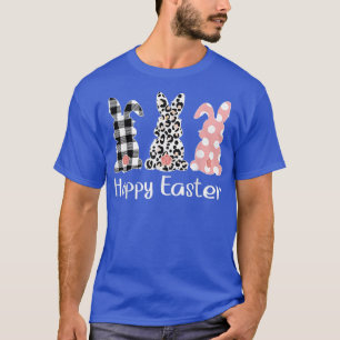 Camiseta Caza de huevos de caza de conejo de conejo de leop