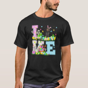 Camiseta Caza de huevos de Pascua Ama a Puntero con cable a