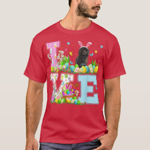 Camiseta Caza de huevos de Pascua Ama El Gusto De Los Perro
