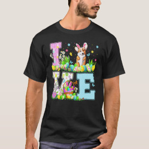 Camiseta Caza de Huevos de Pascua Amor Welsh Corgi Perro Pa